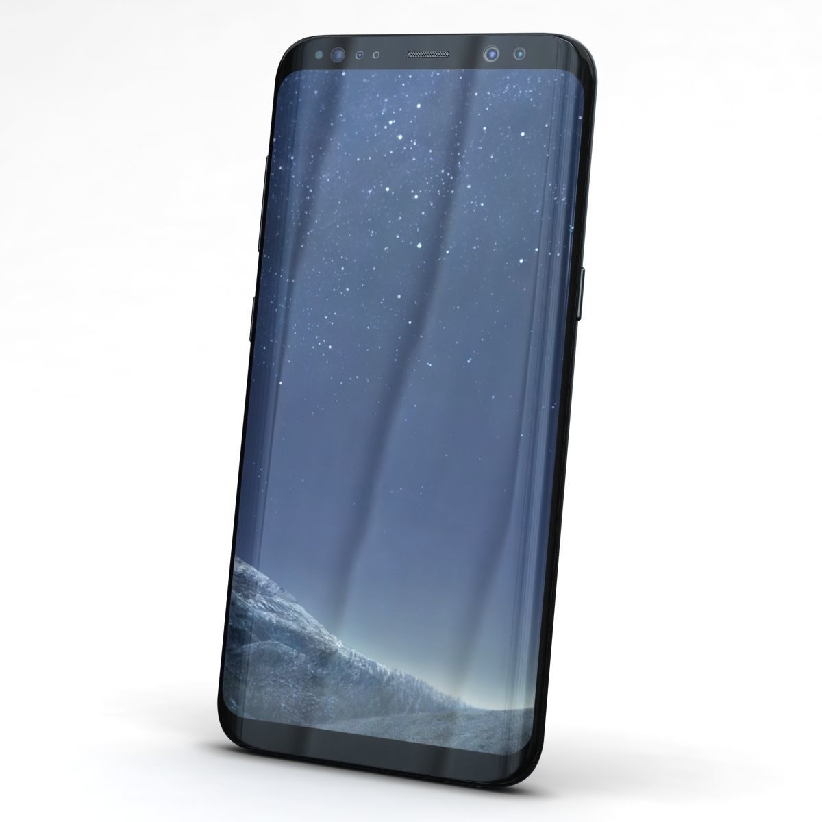 Samsung Galaxy S8 S8Plus and Note 8 Collection Low-poly 3D model_40