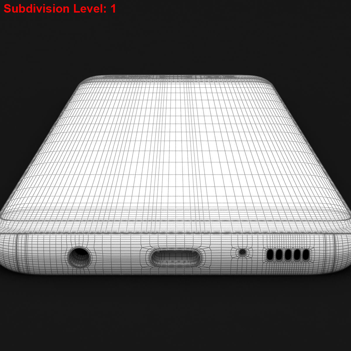 Samsung Galaxy S8 S8Plus and Note 8 Collection Low-poly 3D model_76