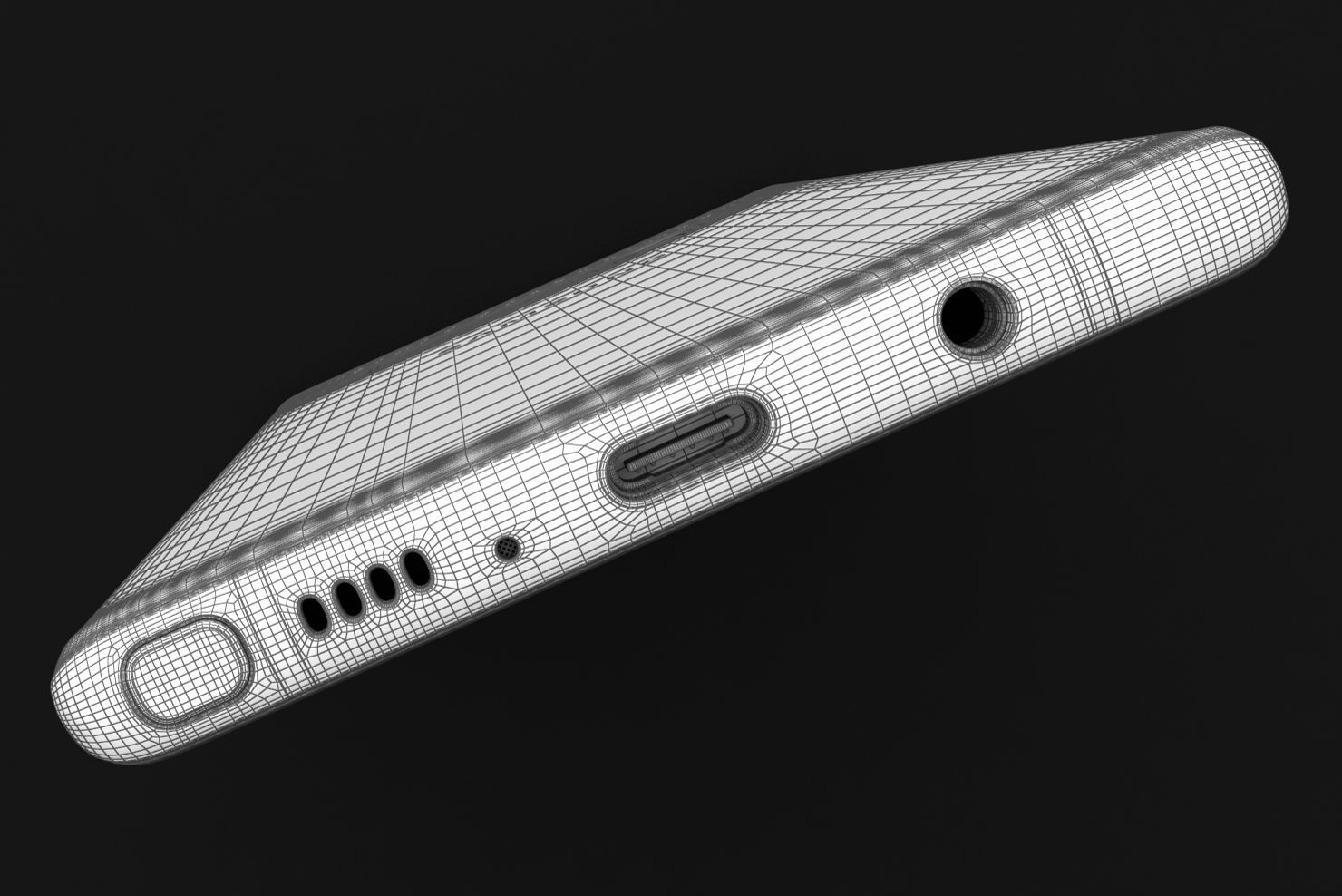 Samsung Galaxy S8 S8Plus and Note 8 Collection Low-poly 3D model_42