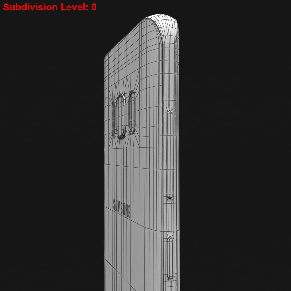 Samsung Galaxy S8 S8Plus and Note 8 Collection Low-poly 3D model_81