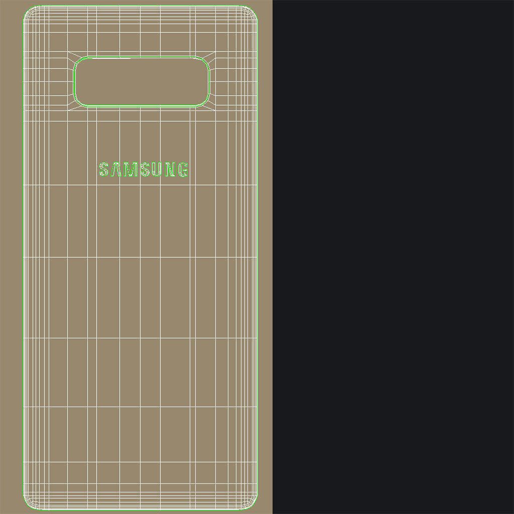 Samsung Galaxy S8 S8Plus and Note 8 Collection Low-poly 3D model_25
