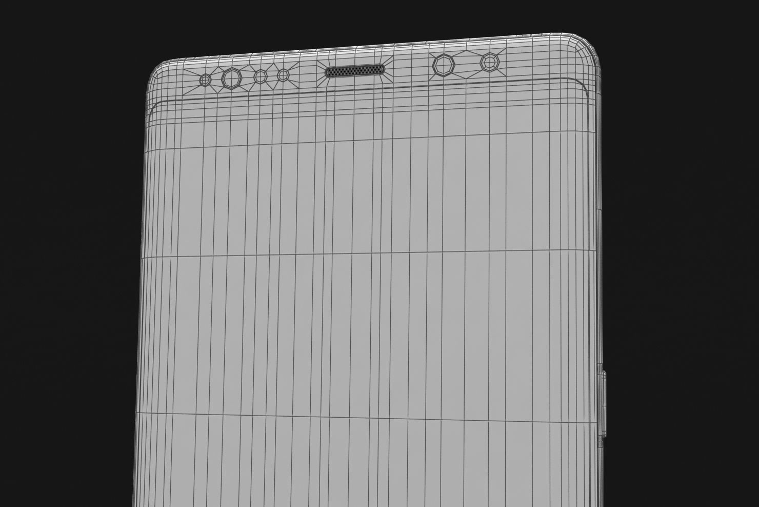 Samsung Galaxy S8 S8Plus and Note 8 Collection Low-poly 3D model_38