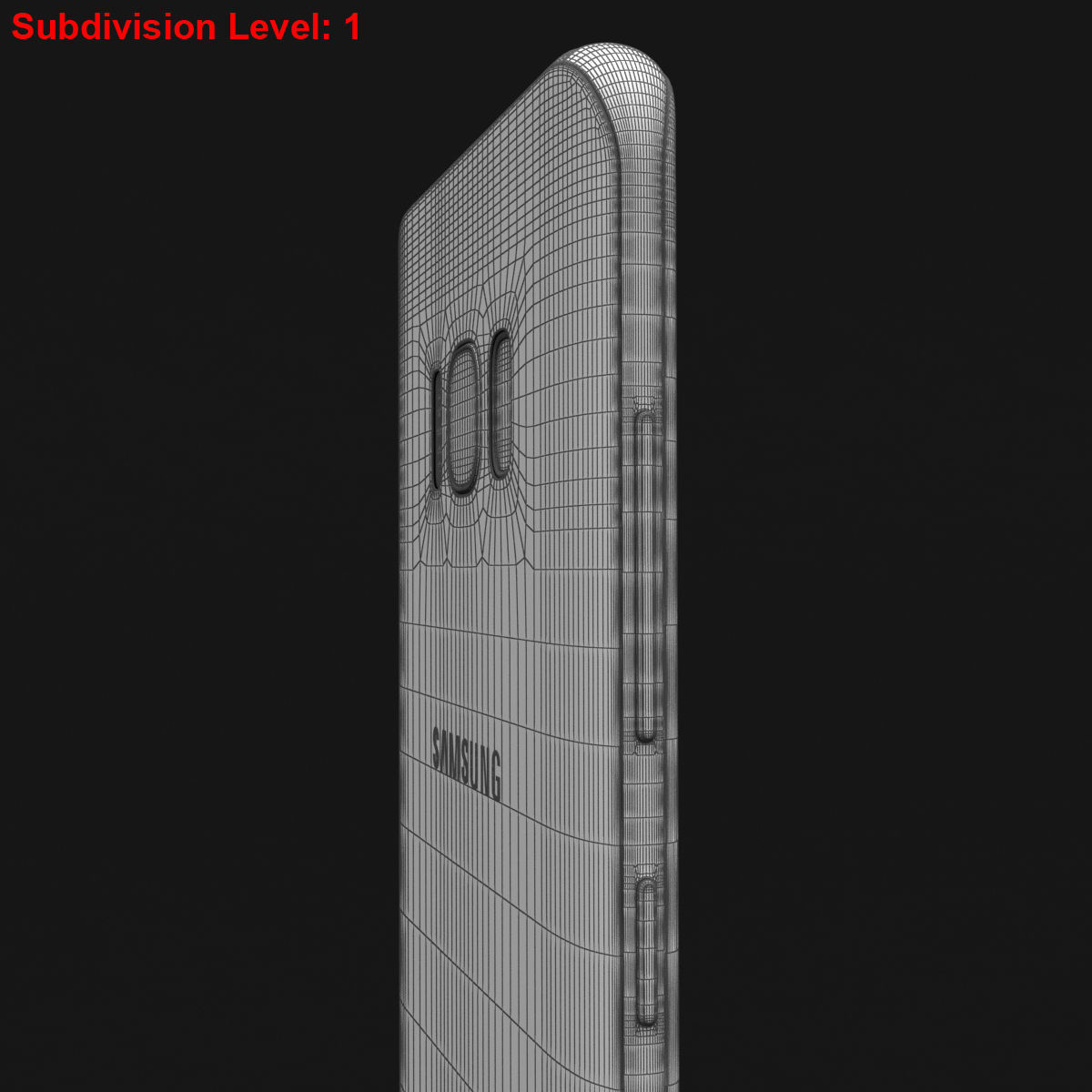 Samsung Galaxy S8 S8Plus and Note 8 Collection Low-poly 3D model_131