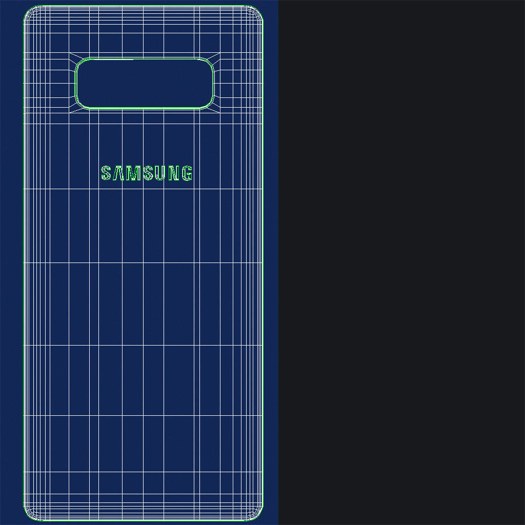 Samsung Galaxy S8 S8Plus and Note 8 Collection Low-poly 3D model_22