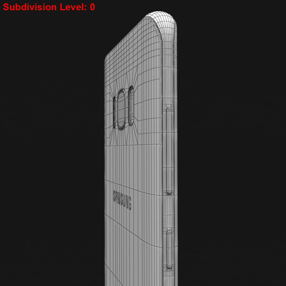 Samsung Galaxy S8 S8Plus and Note 8 Collection Low-poly 3D model_132