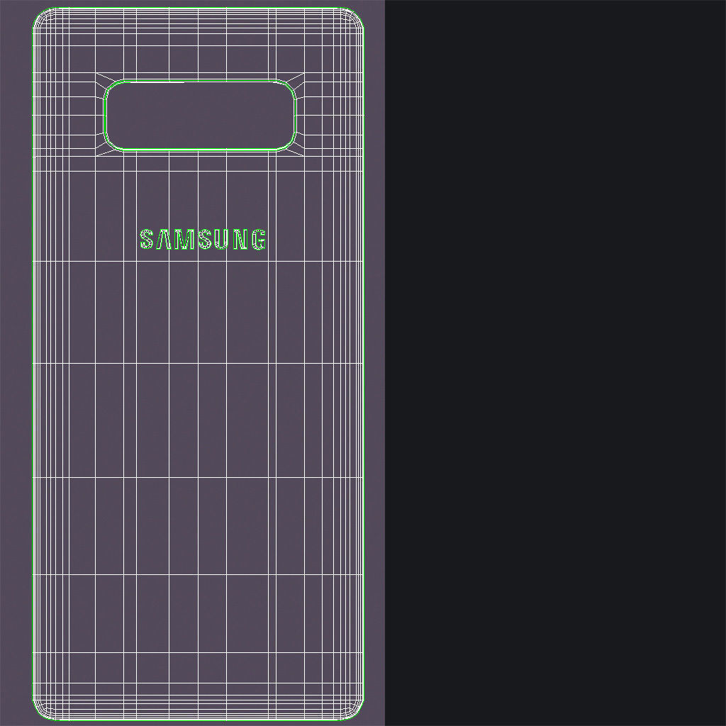 Samsung Galaxy S8 S8Plus and Note 8 Collection Low-poly 3D model_20
