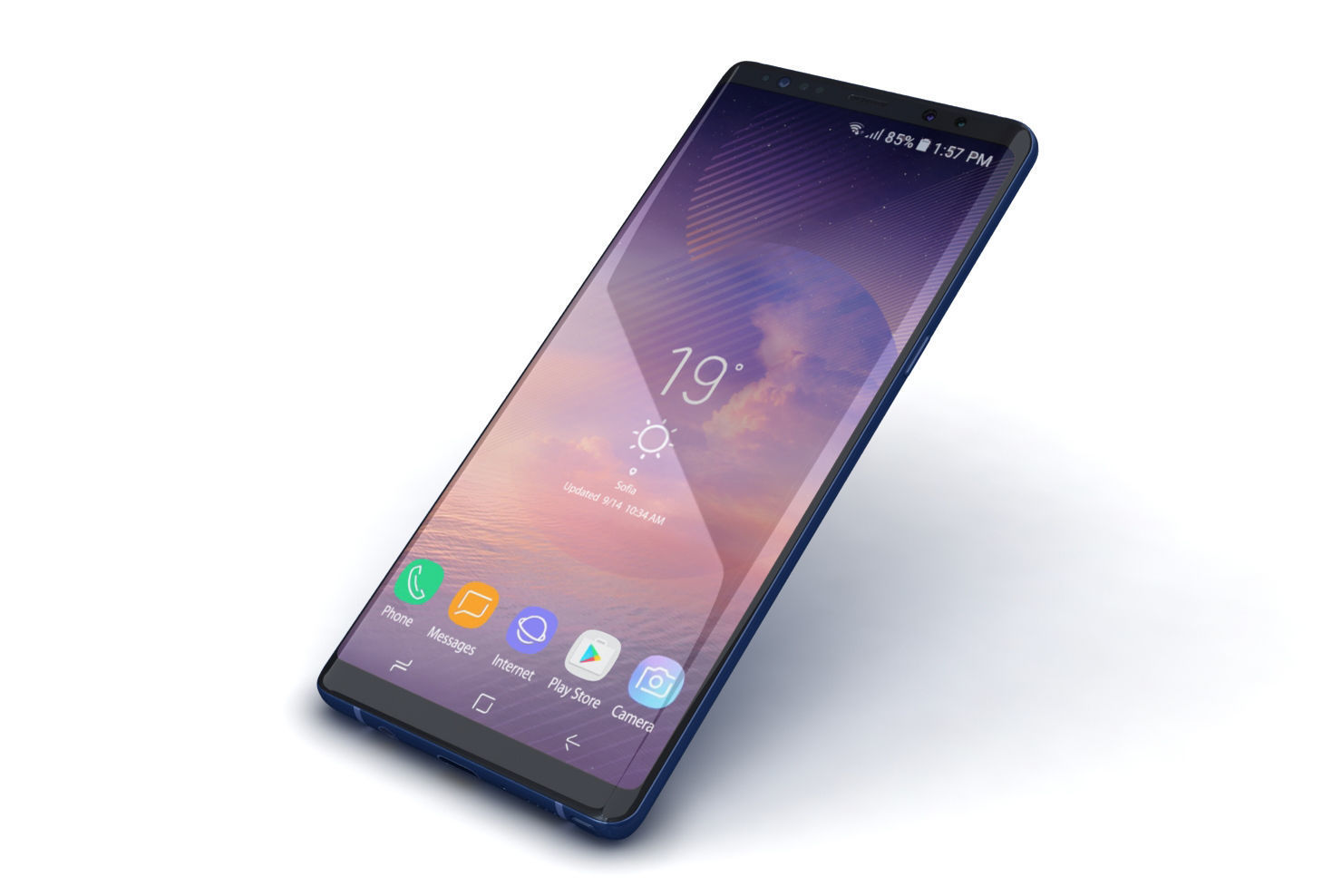 Samsung Galaxy S8 S8Plus and Note 8 Collection Low-poly 3D model_14