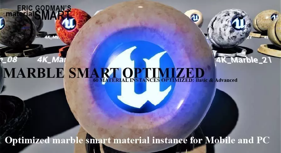 Optimized Marble Materials 3D model