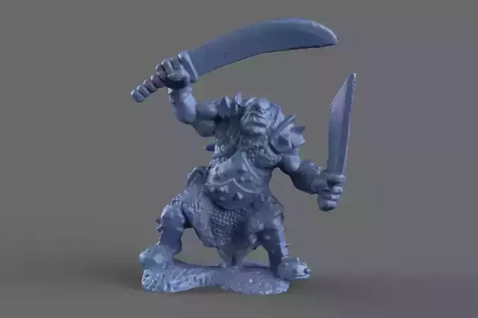 Ogre Miniature model 3D model