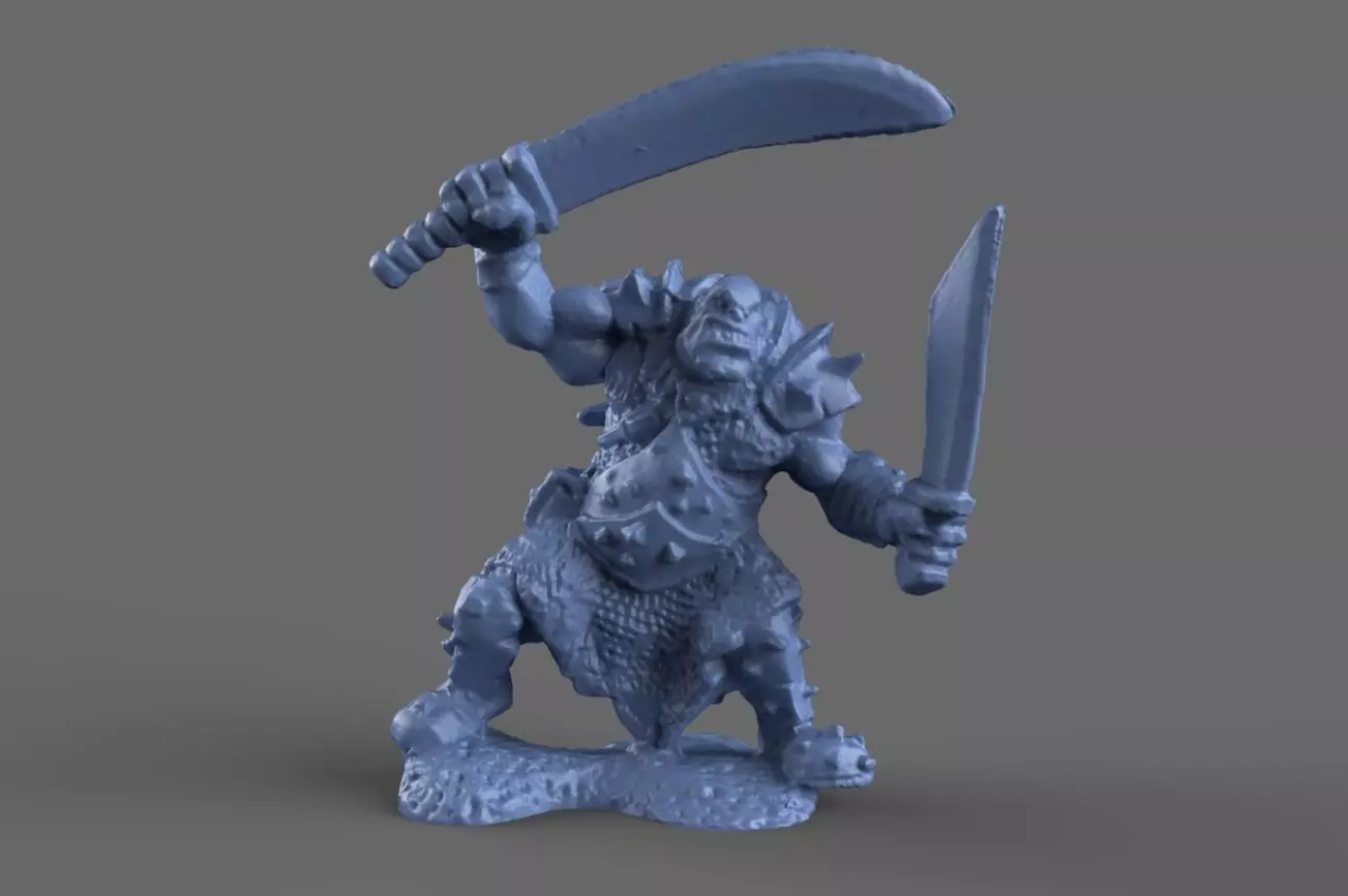 Ogre Miniature model 3D model