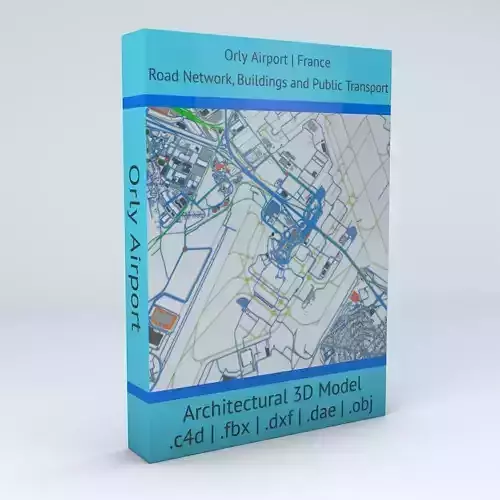 Paris Orly ORY Airport Roads Buildings and Public Transport