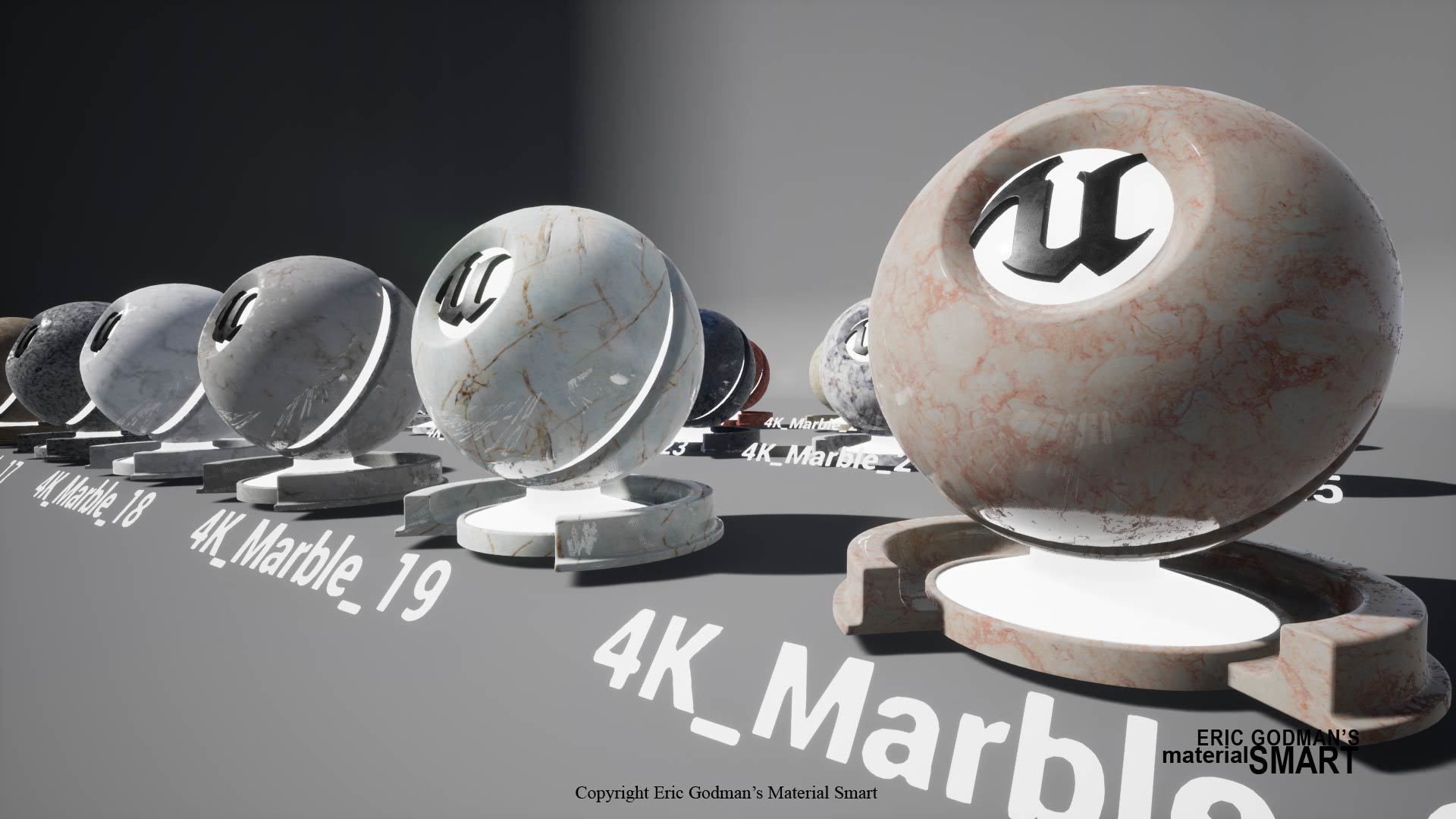 Marble World Aligned Materials 3D model_11