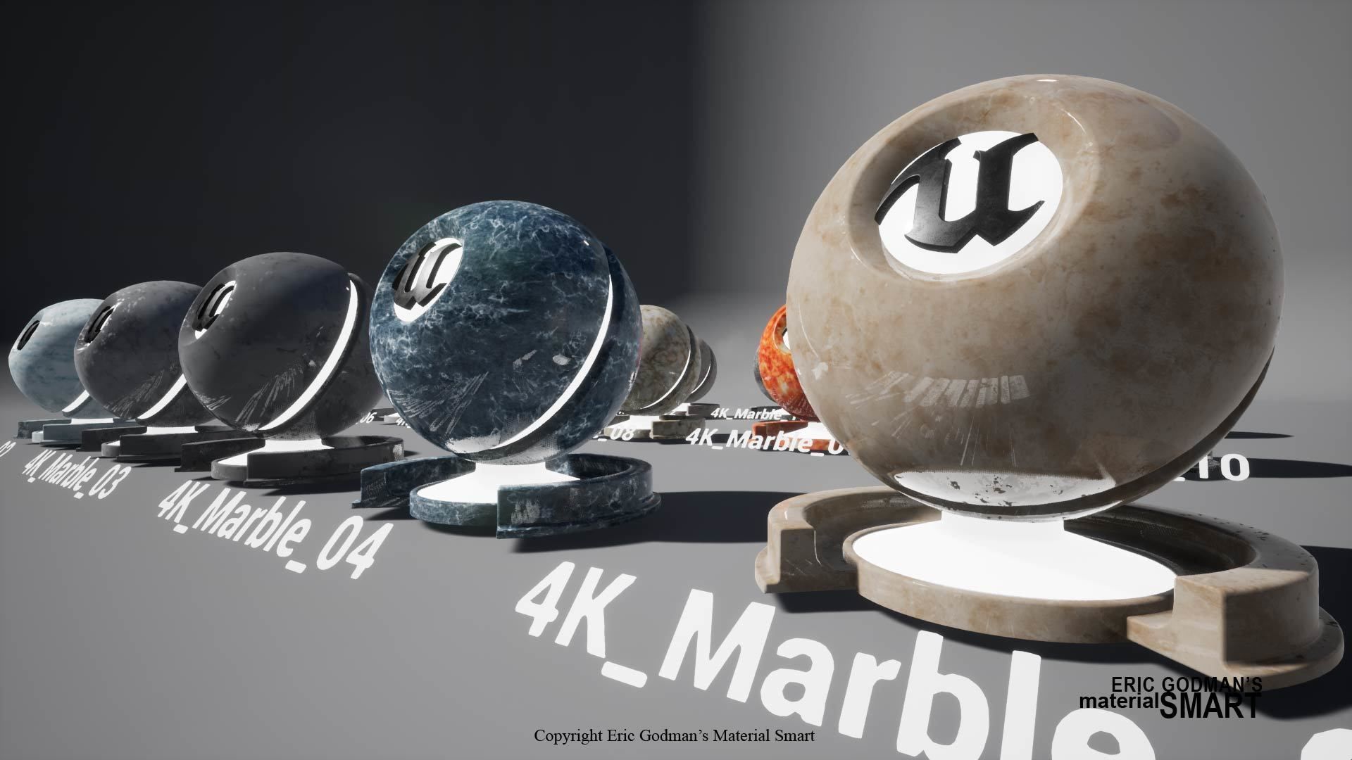 Marble World Aligned Materials 3D model_7