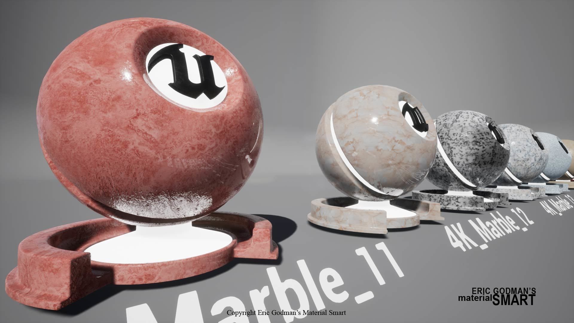 Marble World Aligned Materials 3D model_12