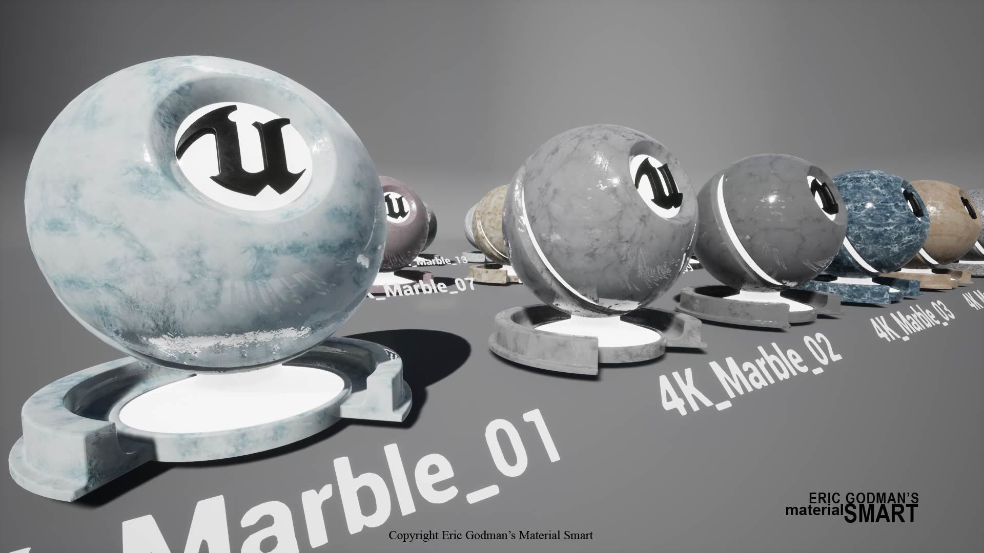 Marble World Aligned Materials 3D model_6