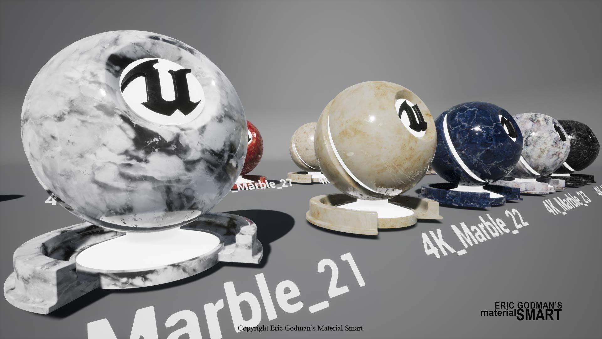 Marble World Aligned Materials 3D model_14