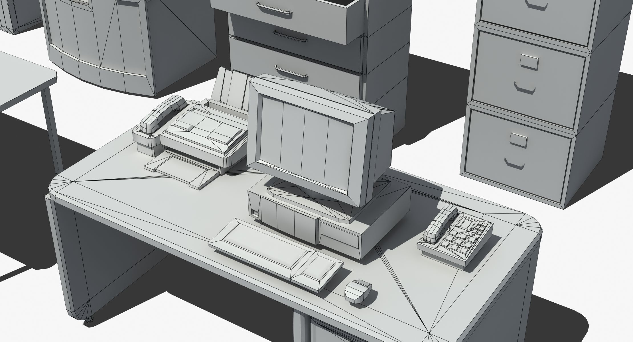 Office Furniture Collection 3D model_27