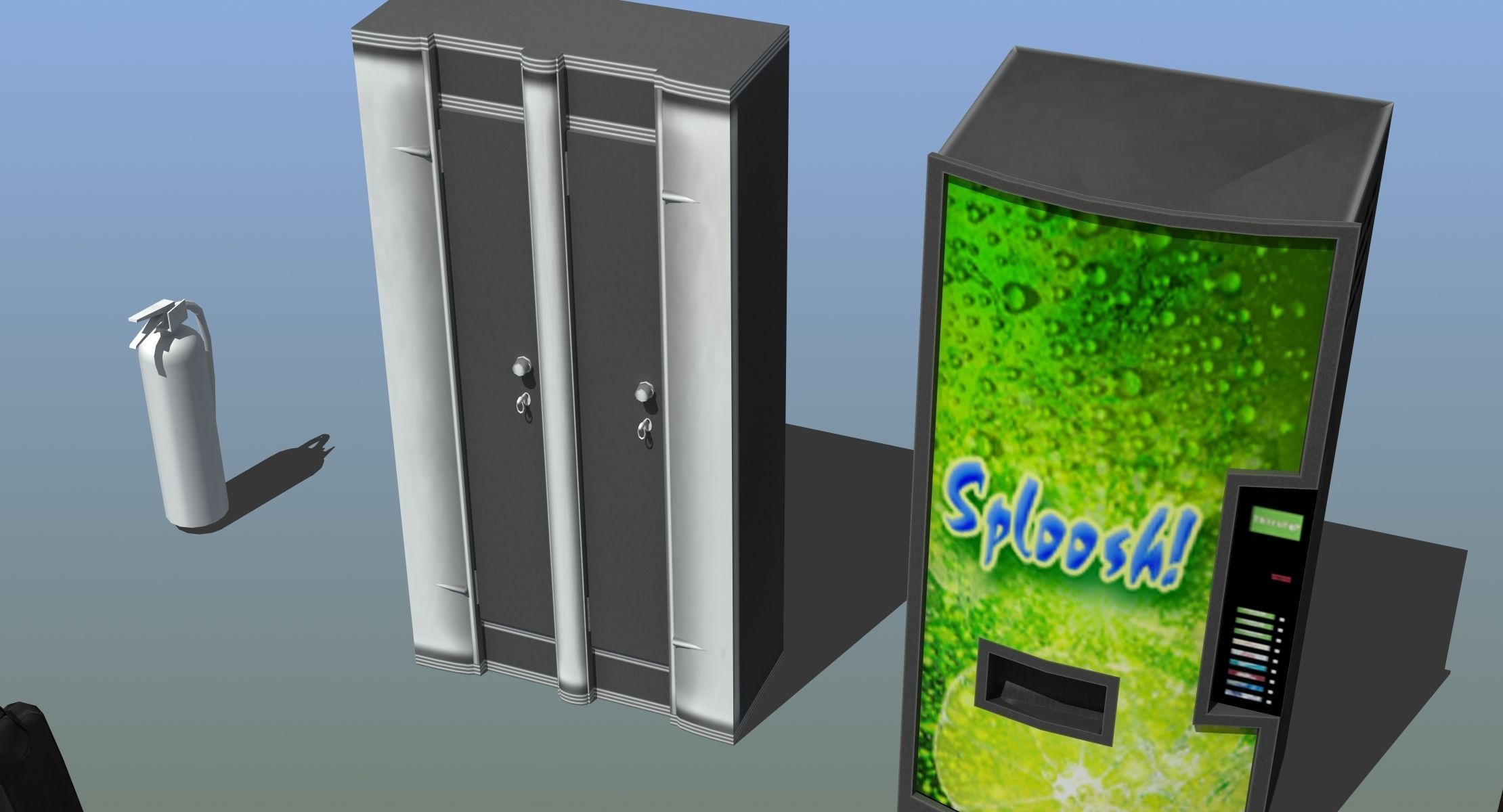 Office Furniture Collection 3D model_4