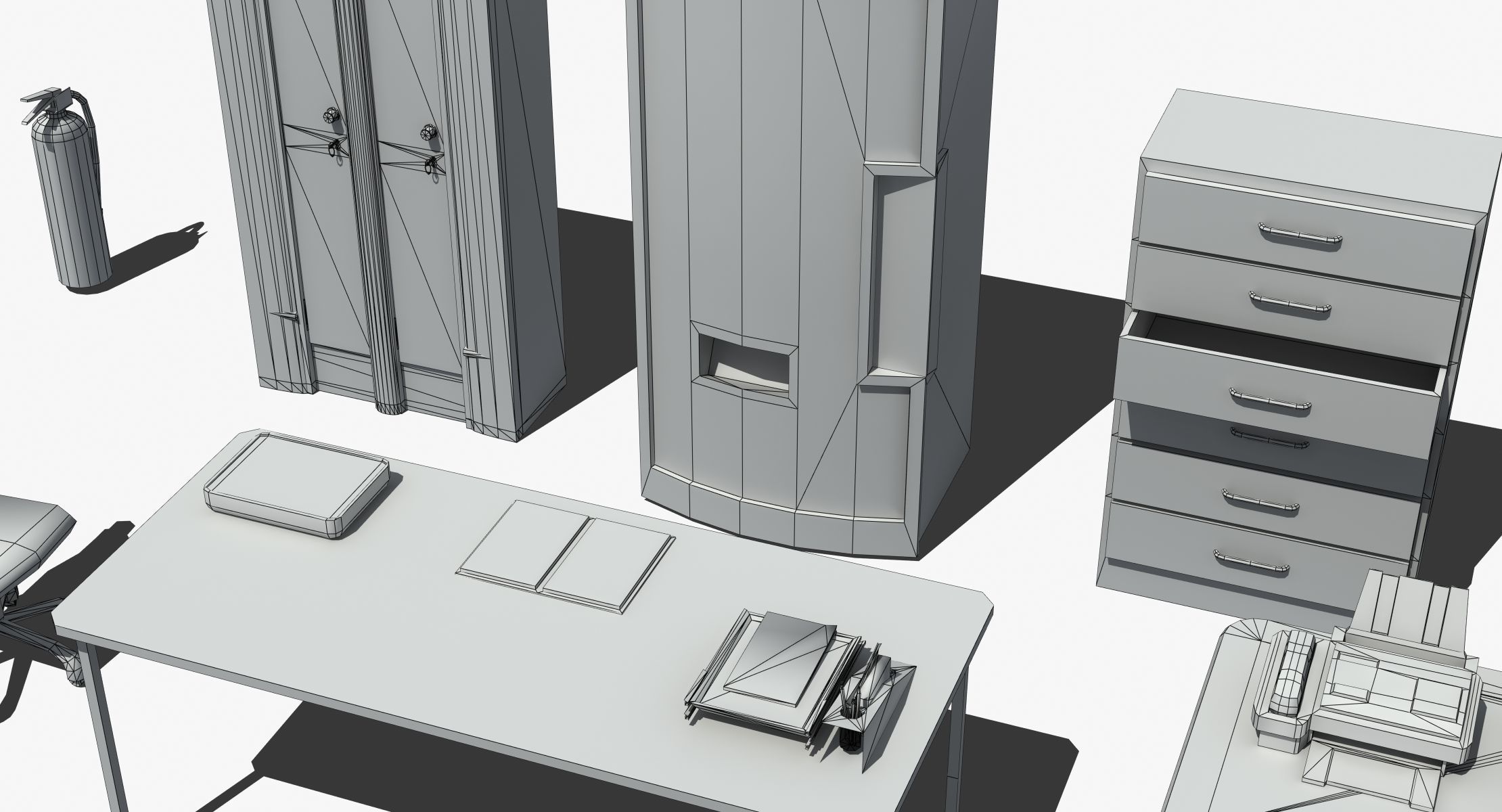 Office Furniture Collection 3D model_18