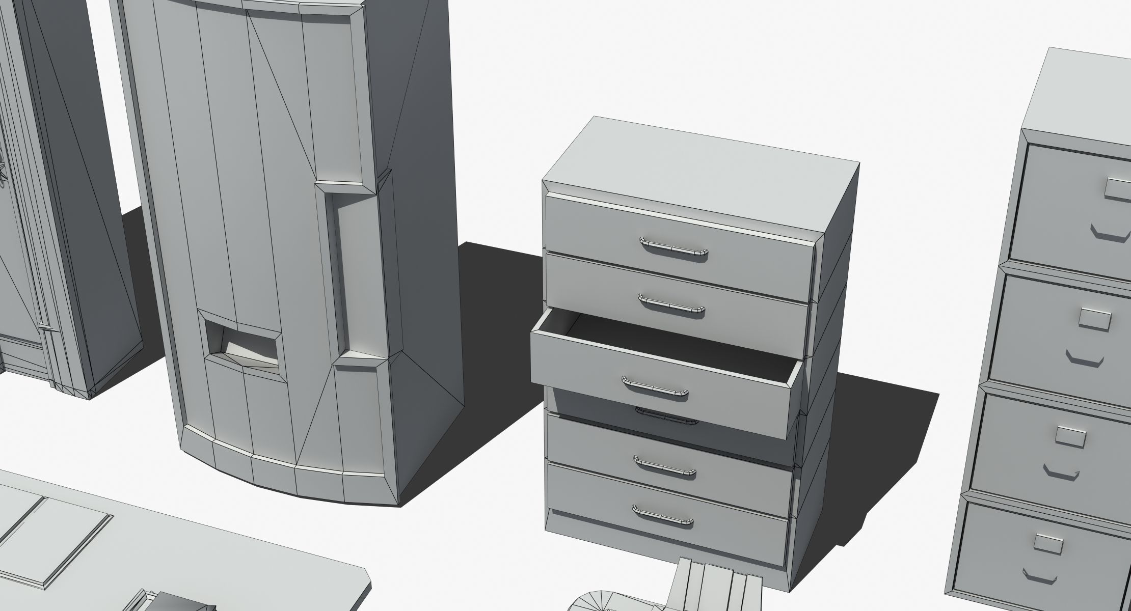 Office Furniture Collection 3D model_9