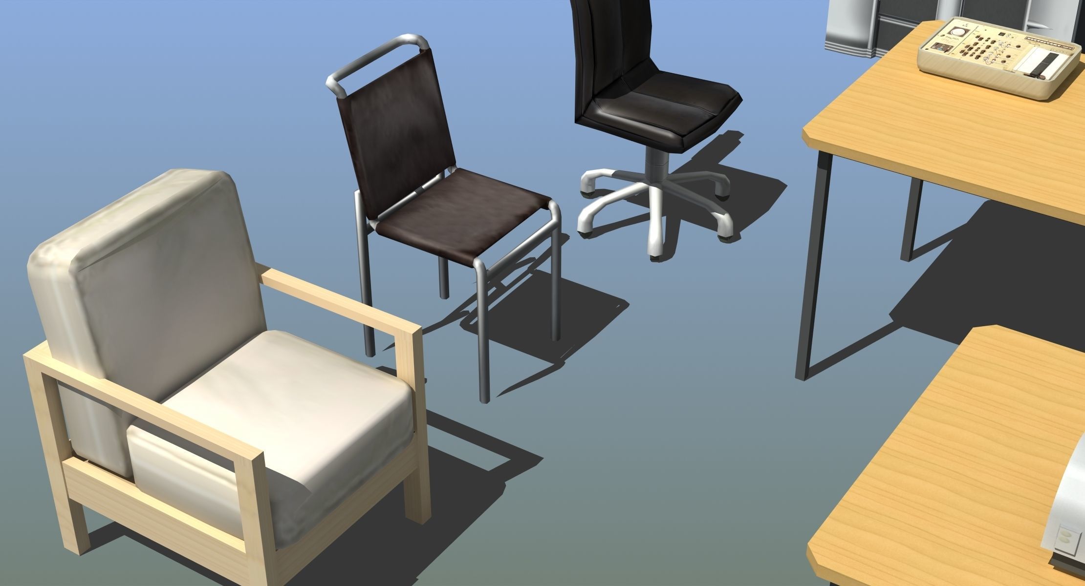 Office Furniture Collection 3D model_24