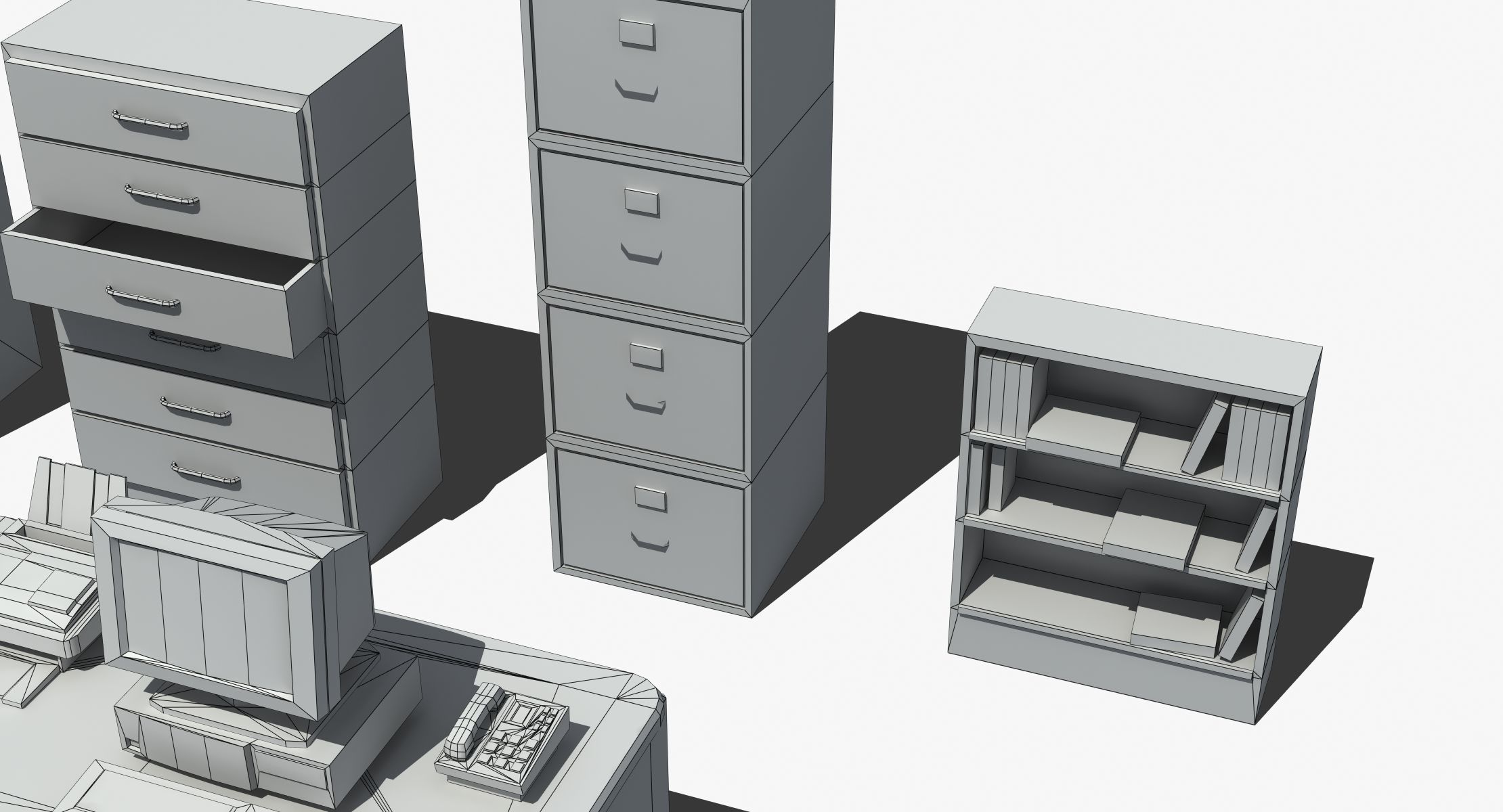 Office Furniture Collection 3D model_25