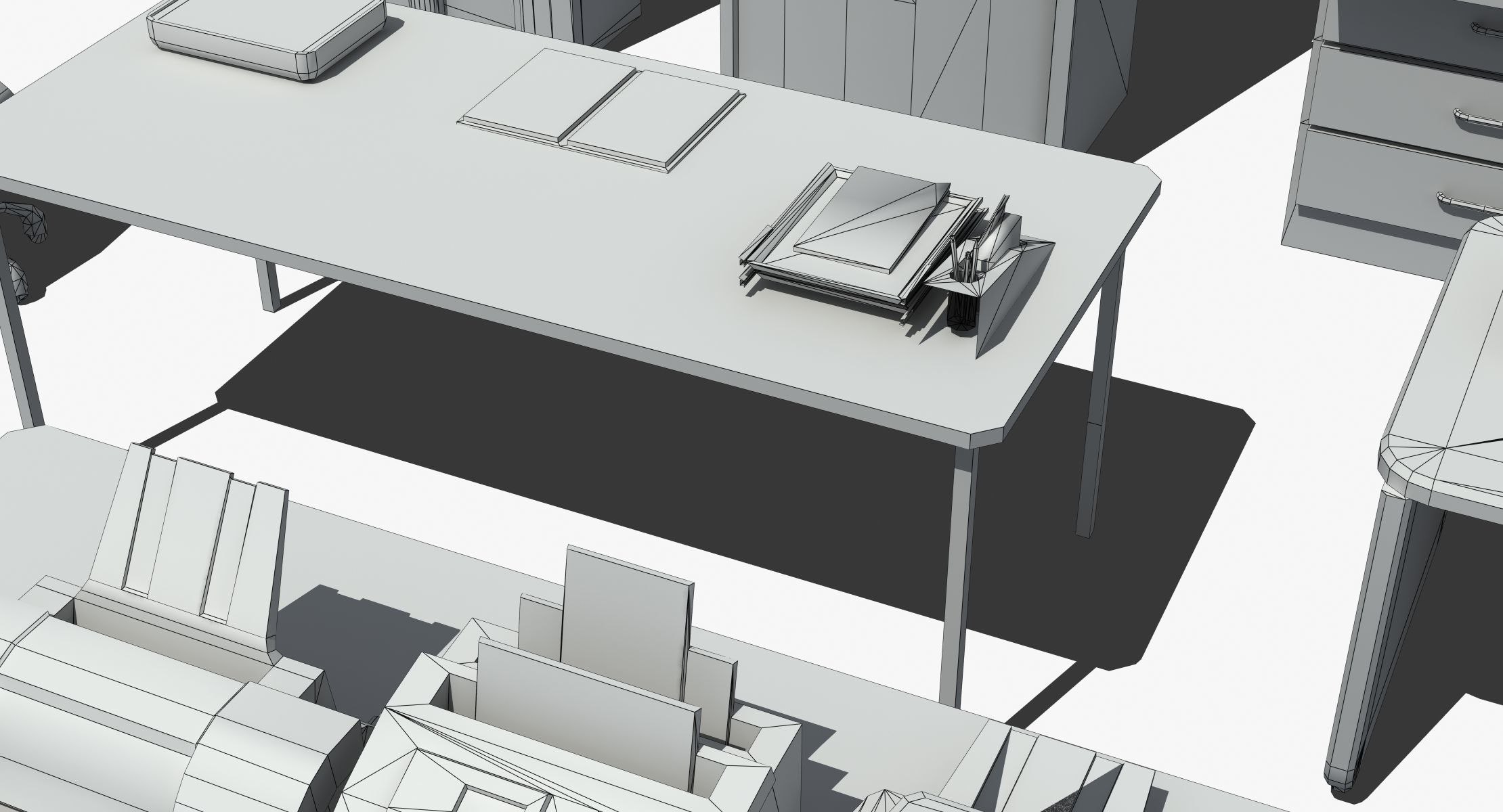 Office Furniture Collection 3D model_20