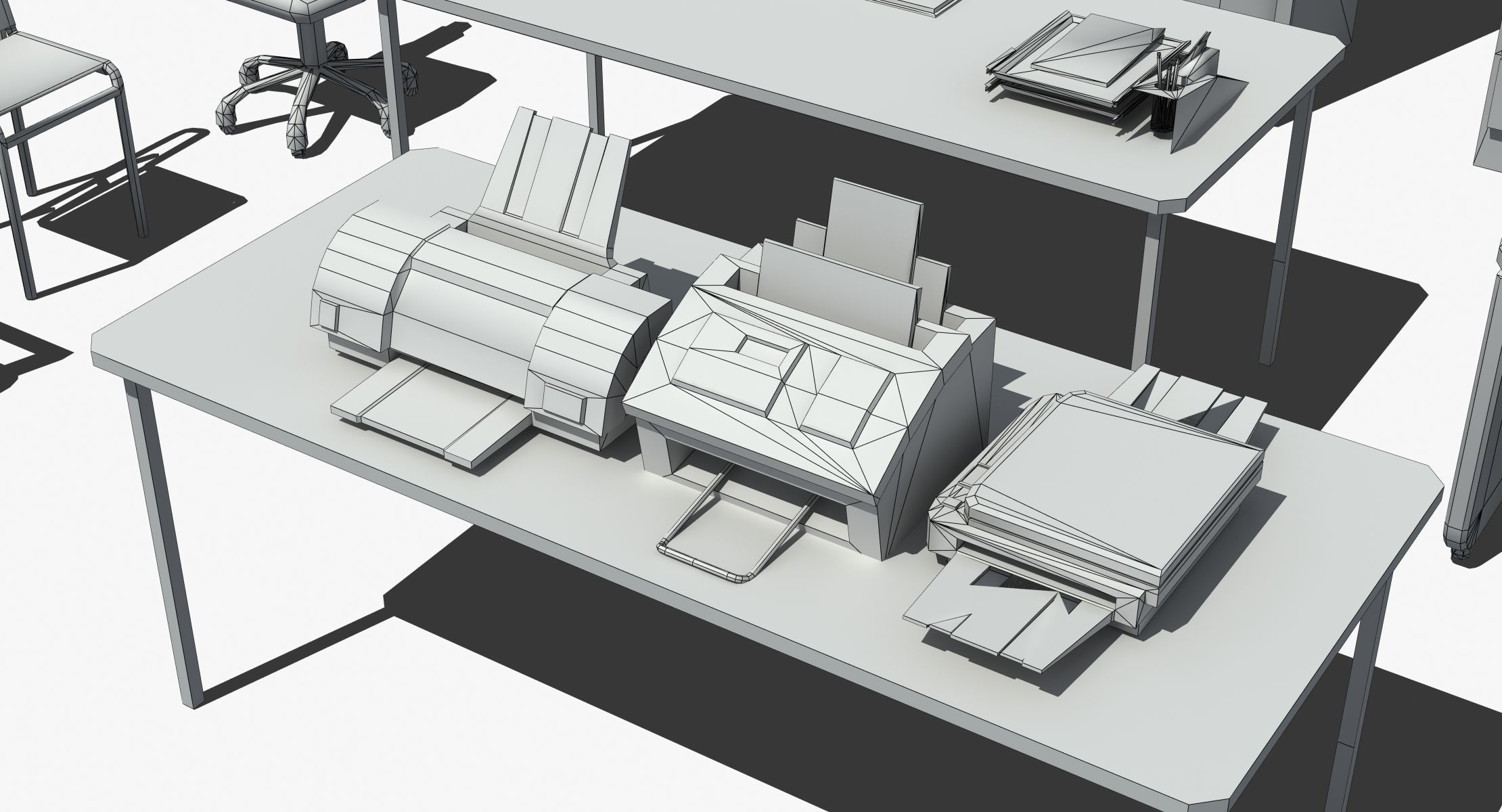 Office Furniture Collection 3D model_16