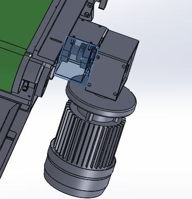 The chain conveyor lin 3D model_6