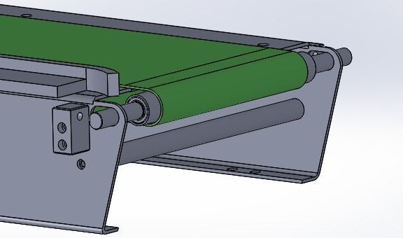 The chain conveyor lin 3D model_5