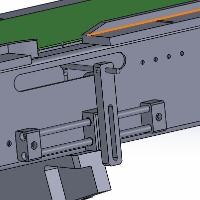 The chain conveyor lin 3D model_4
