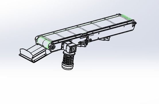 The chain conveyor lin 3D model_3