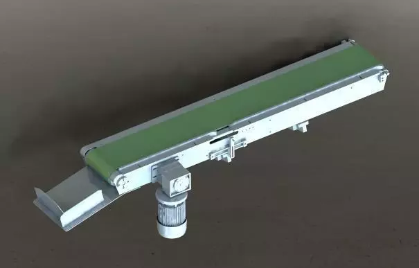 The chain conveyor lin 3D model_0