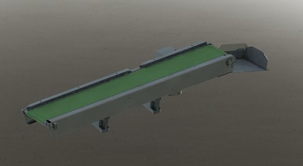 The chain conveyor lin 3D model_2