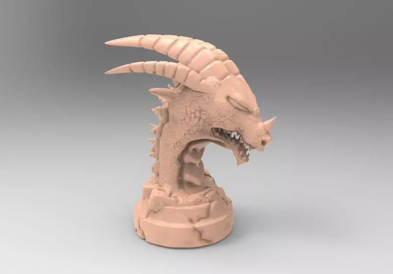 Dragon statute Free 3D print model