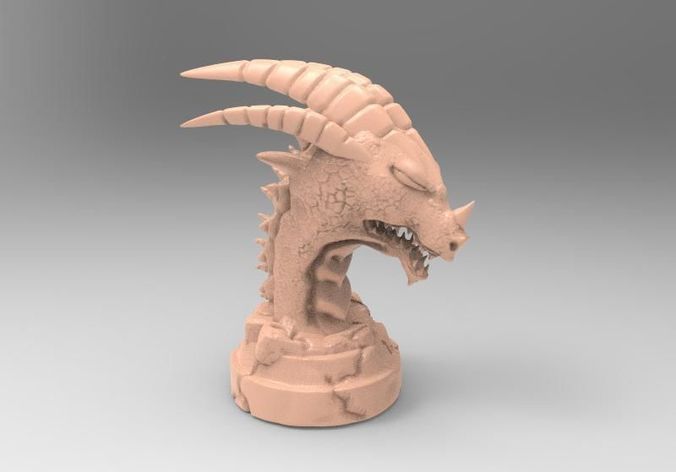 Dragon statute Free 3D print model