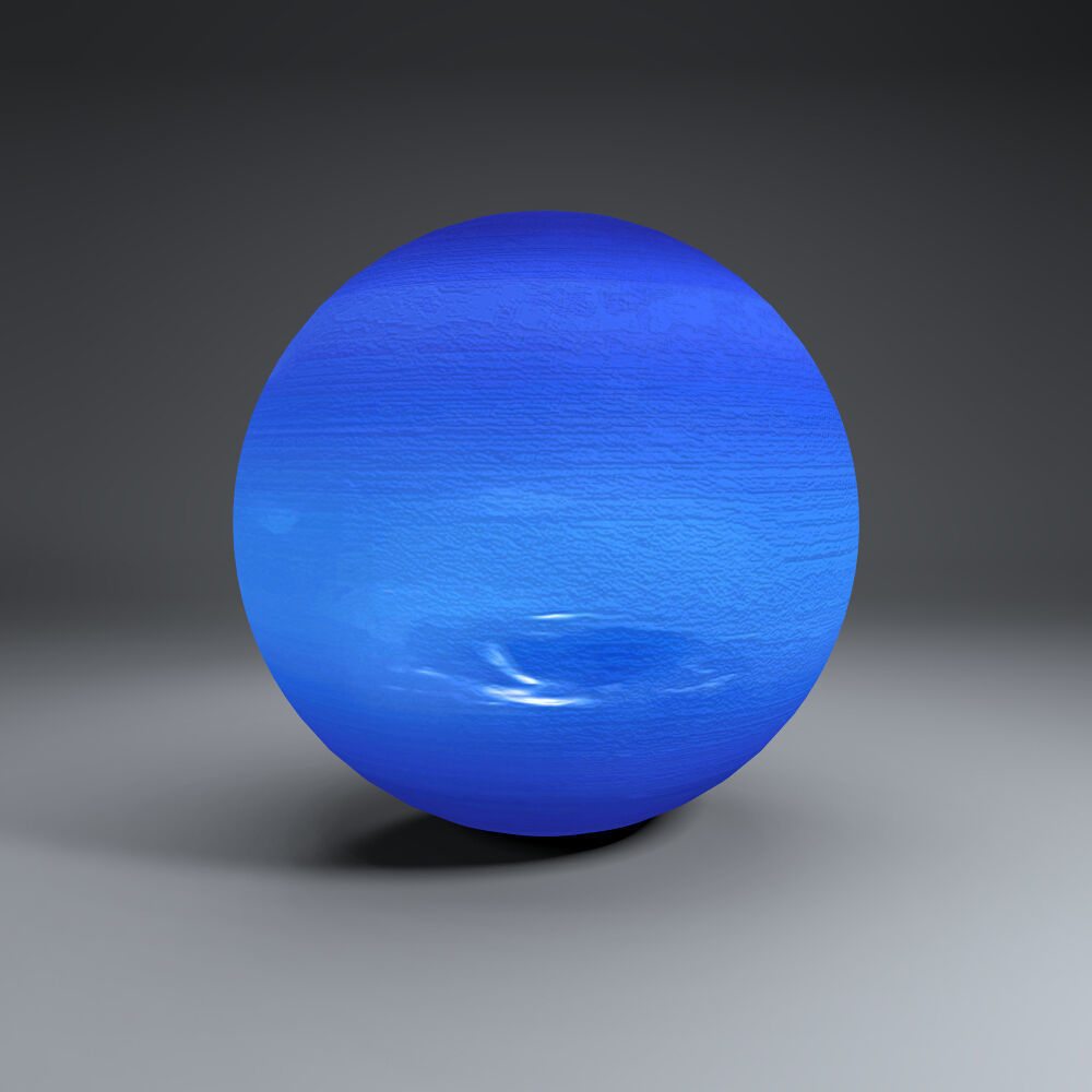 Neptune 2k Globe 3D model_7