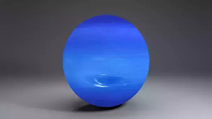 Neptune 2k Globe 3D model