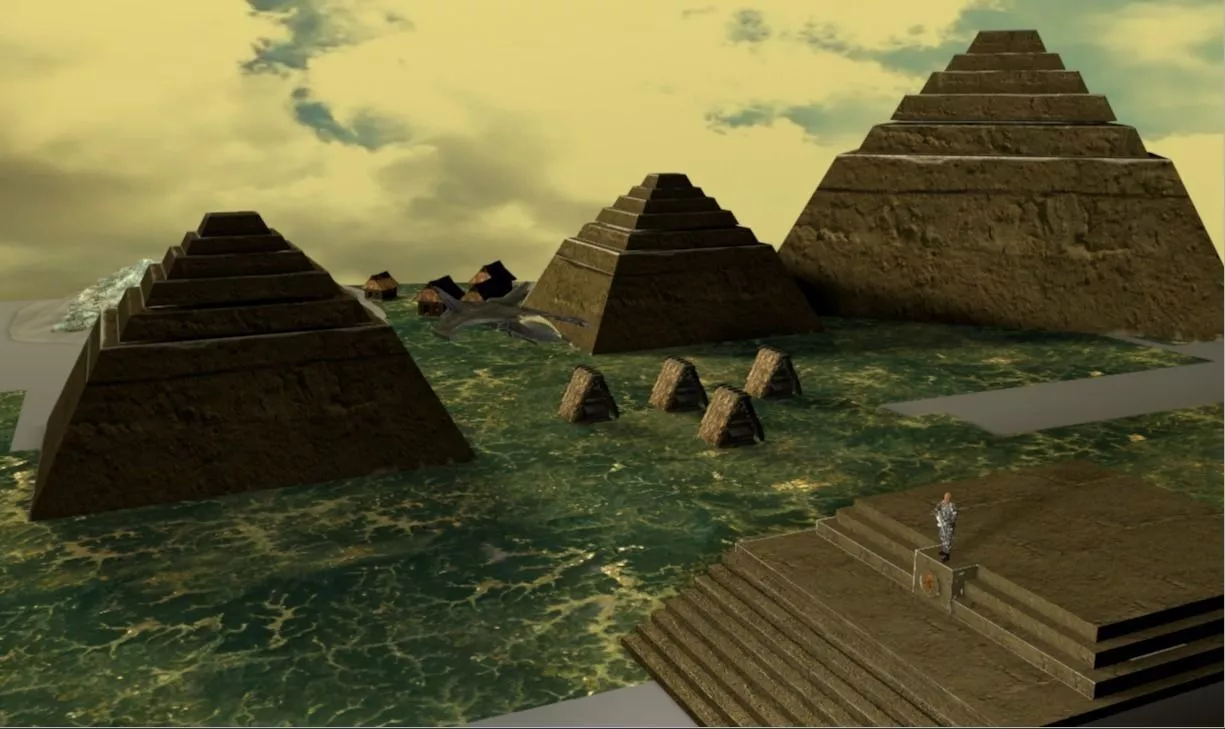 Scene Aztec AVP Free 3D model