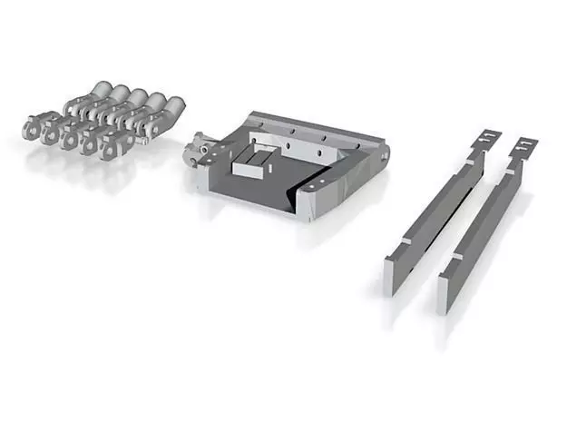 Inexpensive Myoelectric Prosthetic Hand Free 3D print model_0