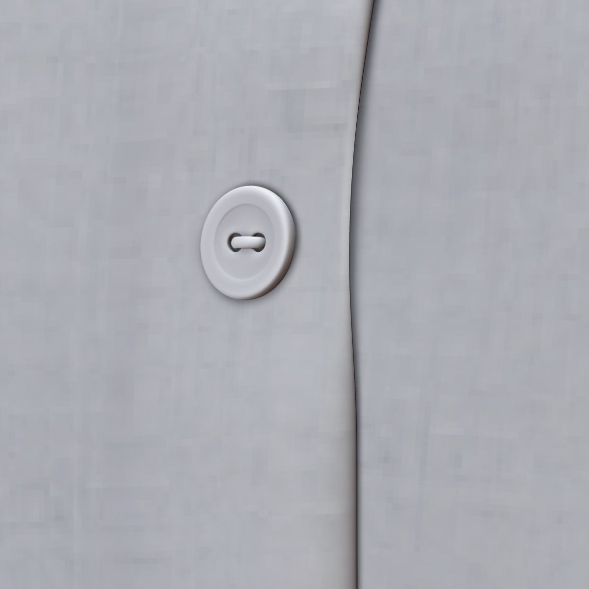 Blouse shirt with sleeves 3D model_4