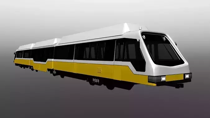 DART Light Rail 3D model
