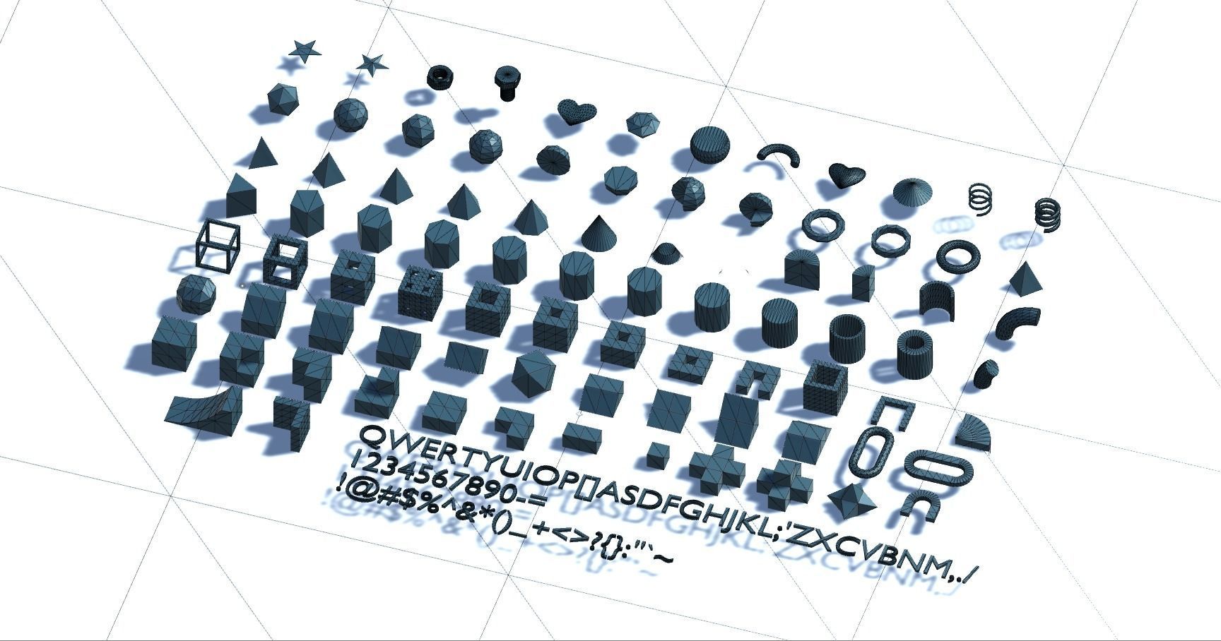 Primitive 150 Low-poly 3D model_4