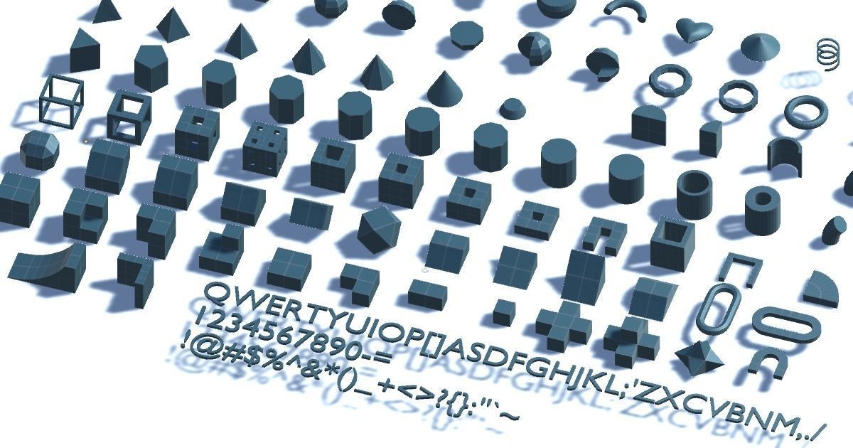 Primitive 150 Low-poly 3D model_2