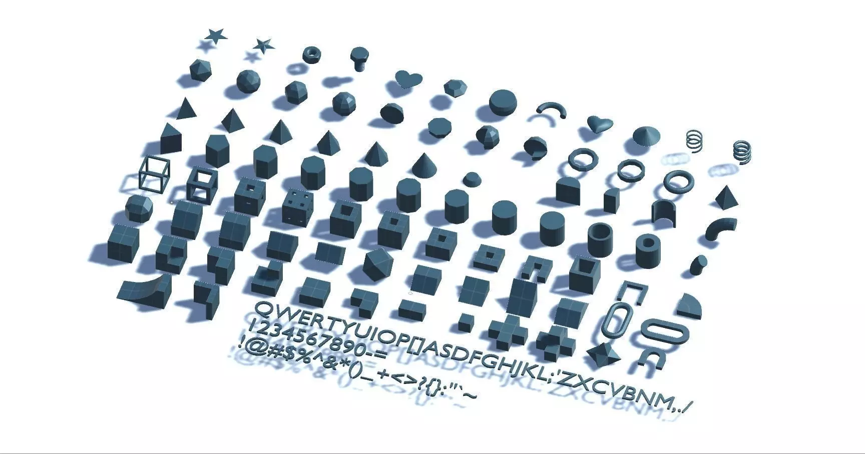 Primitive 150 Low-poly 3D model_0