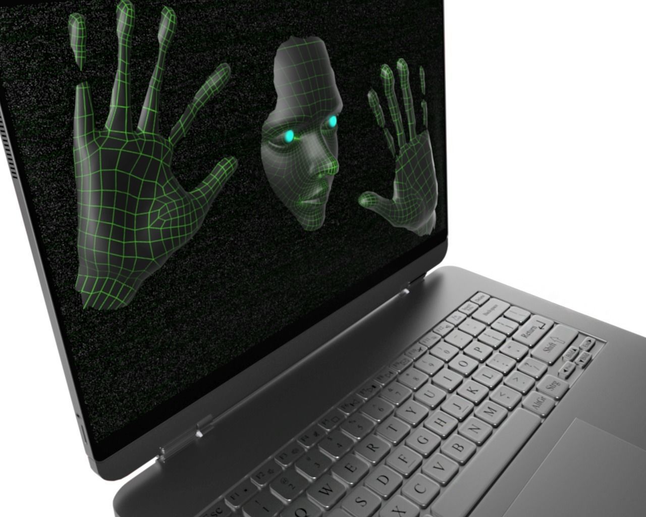 Living in a digital world 3D model_3