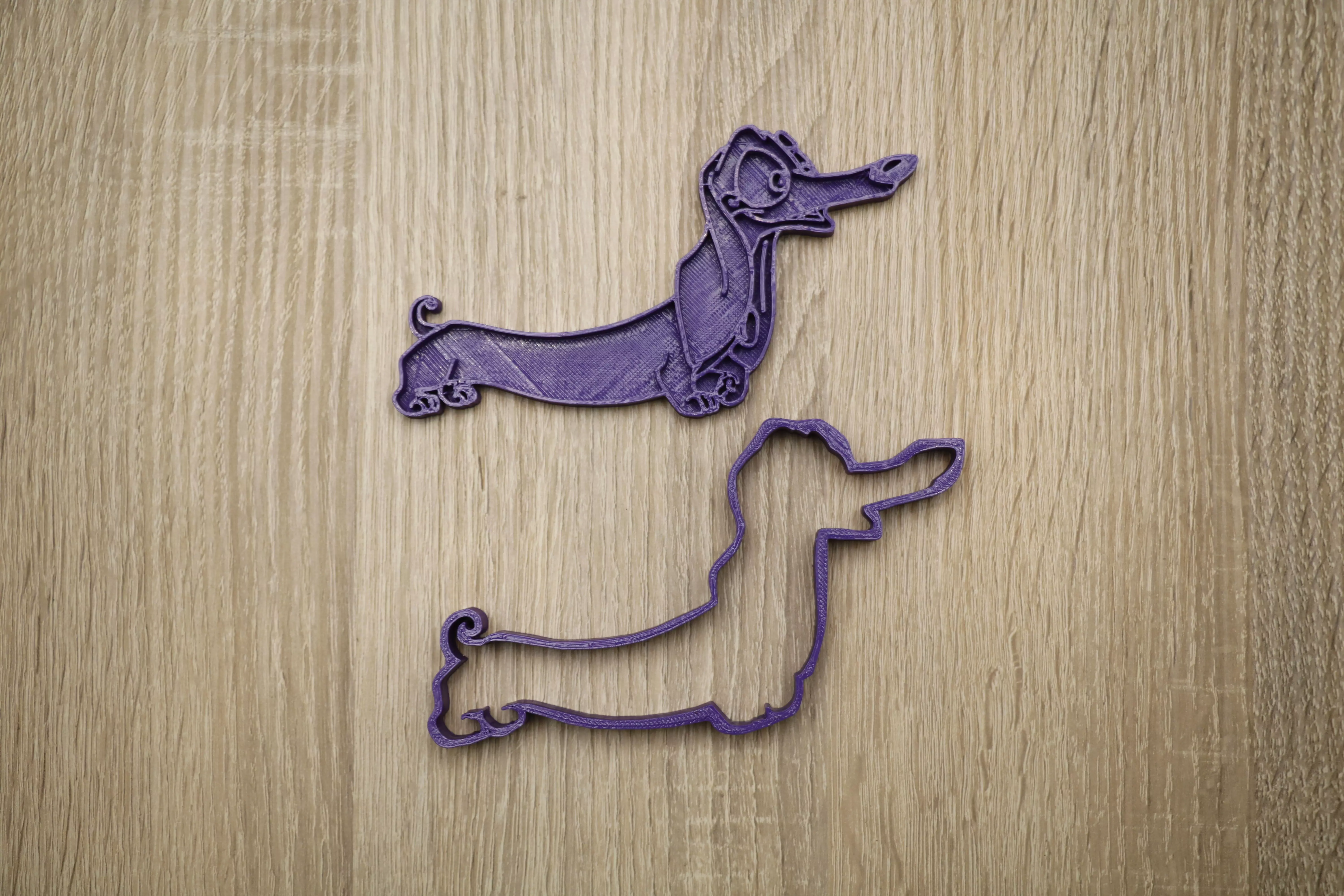 Cookie form dog dachshund 3 3D print model