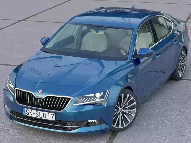 Skoda Superb 2018 3D model