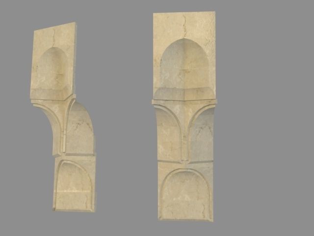 ISLAMIC MOUQRNSES Low-poly 3D model_3