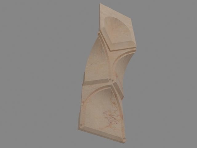 ISLAMIC MOUQRNSES Low-poly 3D model_2